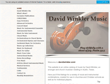 Tablet Screenshot of davidwinkler.com